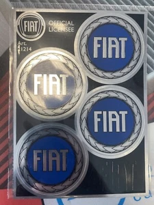 Adesivo Fiat Logo Blu Ideale X Coppe Senza Logo - Foto 1 di 2