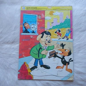 Heckle And Jeckle Puzzle 1971 Vtg Heckle And Jeckle Tv Show John Sands Puzzle - Picture 1 of 8