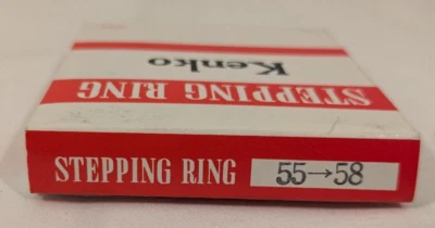 NEW OLOD STOCK Kenko Stepping Ring 55mm to 58mm NEW OLD STOCK - Image 1 of 3