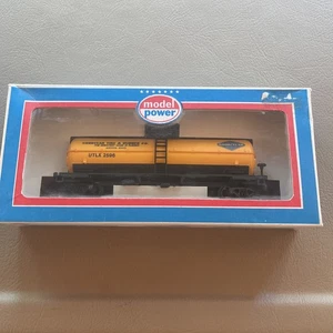 Model Power Goodyear Chemicals Tanker Train HO Scale 40’ Yellow #9029 NOS - Picture 1 of 6