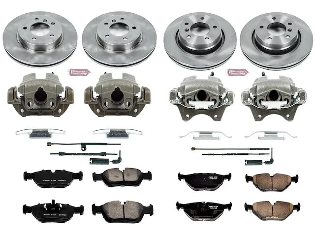 Kit de pastillas de freno y rotor delanteras y traseras para BMW 328Ci XY175TZ 2000 Foto 1 de 1