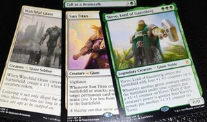 Tall as a Beanstalk ~ Giant Deck ~ Green / White ~ *Rare* Mtg - Picture 1 of 4