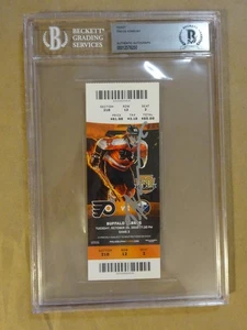 Signed Travis Konecny Autographed 2016 Flyers Ticket Stub Slab Encapsulated - Picture 1 of 9