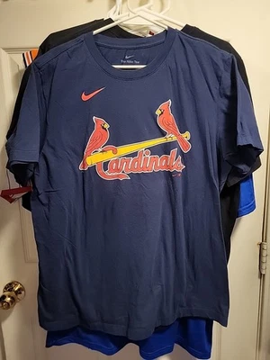 Camiseta Nike St. Louis Cardinals Yadier Molina para hombre grande azul algodón  Foto 1 de 4