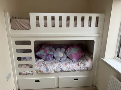 Kids White Wood Shorty Bunk Bed  - Image 1 of 4
