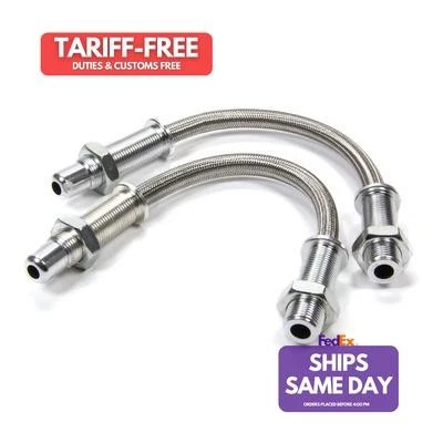 Auto-Loc AUTDLOOMBL, 2 Pack Natural Stainless Steel Door Loom Stainless Performa Foto 1 de 4