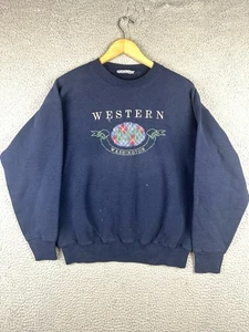 Vintage Western Washington University Dad Cuello Redondo Azul Talla Mediana - Imagen 1 de 4