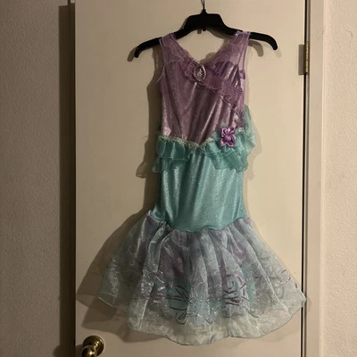 DISNEY STORE PRINCESS ARIEL LITTLE MERMAID HALLOWEEN COSTUME DRESS UP Size 5/6  - Image 1 of 4