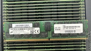 LOT of 50x Cisco Micron 1x 32GB 2Rx4 Dual Rank PC4-2400T ECC DDR4 Server Memory - Picture 1 of 11