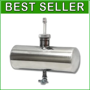 Compact 4x11'' Stainless Steel Gas Tank for Mini Bikes & Coleman Engines - Picture 1 of 10