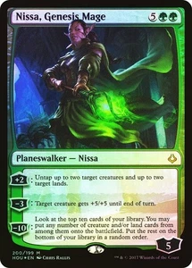 MTG - Nissa, Genesis Mage - Foil - Hour of Devastation - Magic the Gathering - Picture 1 of 1