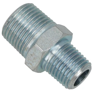 Accesorios de aire de unión de rosca ascendente/abajo BSP macho a 3/8" BSP macho FT046 - Imagen 1 de 6