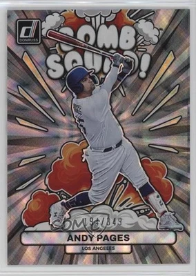 2023 Panini Donruss Bomb Squad Silver /349 Andy Pages #BS6 - Image 1 of 2