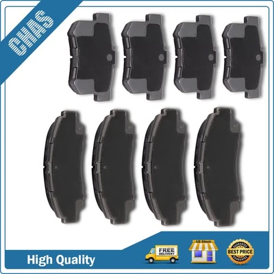 Front And Rear Ceramic Brake Pads For 1999 2000 2001 2002 2003 - 2008 Acura TL - Image 1 of 4