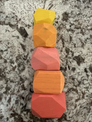 Lovevery Stacking Boulders The Free Spirit Play Kit Blocks Montessori COMPLETE - Image 1 of 2