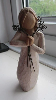Willow Tree 'Friendship' 14cm Susan Lordi DEMDACO Figurine VGC - Image 1 of 4