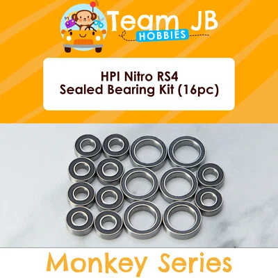 HPI Nitro RS4 - 16 Pcs Rubber Sealed Bearings Kit - Image 1 of 2