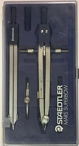 Staedtler Mars Vintage Superbow Compass Set 553 44 A6N - Picture 1 of 4