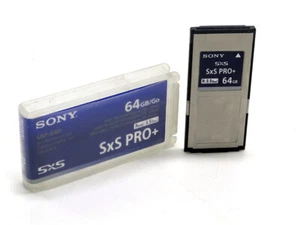 Sony SBP-64D SxS Pro+ 3.5Gbps 64GB memory card XAVC XDCAM EX 4K PMW-F55 Arri PXW - Picture 1 of 4