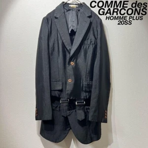 Comme des Garçons Homme Plus 20ss Polyester Bonded Jacket Buckle Jacket Japan - Picture 1 of 10