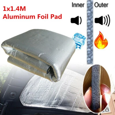 5mm Car Hood Engine Heat Noise Insulation Shield Cotton Mat Sound-Absorbing Pad - Image 1 of 4