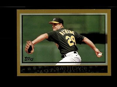 Oakland Athletics T.J. Mathews #420 Topps Baseball Near Mint or Better top - Image 1 of 2