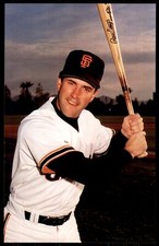 1990 Barry Colla San Francisco Giants Will Clark Postcard #5