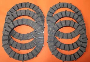 TRIUMPH CLUTCH FRICTION PLATES X 6 UNIT 3TA 5TA 350 500 650 5T 6T T120 T140 - Picture 1 of 1