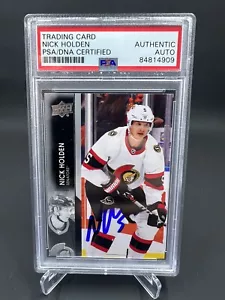 Nick Holden Signed 2021-22 Upper Deck IP Auto PSA/DNA Ottawa Senators - Picture 1 of 2