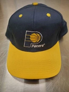 Logo 7 Vintage NBA Indiana Pacers Cappello Adulto Taglia Unica Blu Snapback Regolabile... - Foto 1 di 5