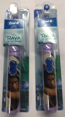 Oral-B Kids Cepillo de dientes eléctrico a batería Disney’s Raya LOTE X 2 PIEZAS Foto 1 de 2