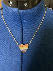 Collana Baublebar in oro carina con forma di cuore multicolore - Foto 1 di 2