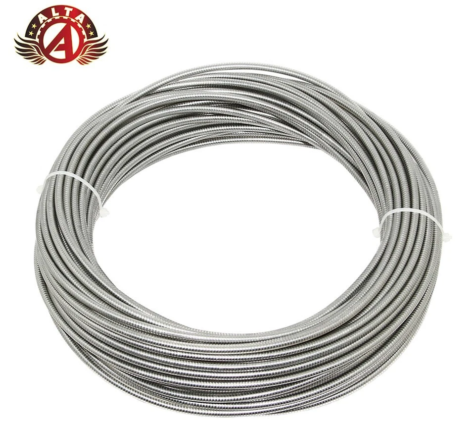 CABLE FRENO CARCASA BICICLETA ALTA (LONGITUD 5MM X 100/FT) DELANTERO/TRASERO GRIS Foto 1 de 1
