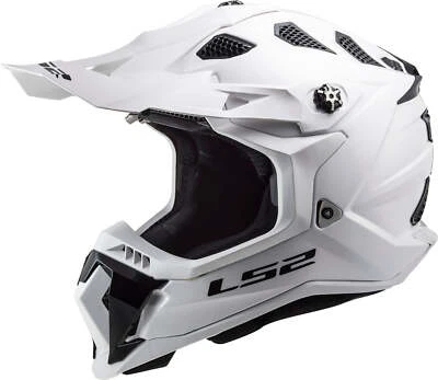 LS2 Subverter EVO MX Motocross Helmet Solid Gloss White XL Foto 1 de 4