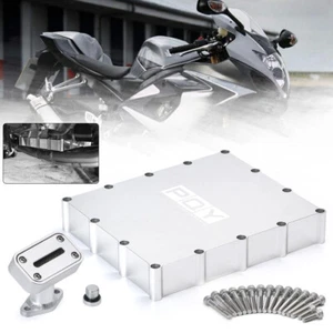 PARA 01 02 03 04 05 06 GSXR 750 1000 BANDEJA DE ACEITE DE BILLET DE BAJO PERFIL CON PERNOS DE RECOGIDA - Imagen 1 de 12