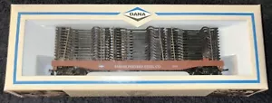 Dana Parish Pressed Steel Flatcar with Auto Frame Load Heritage Collection MINT - Picture 1 of 3