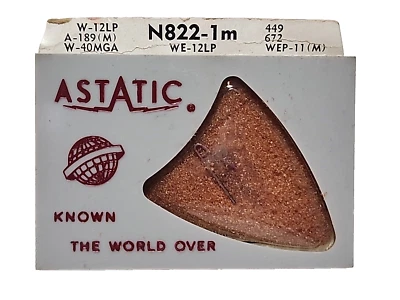 NEW Astatic N822-1m Stylus Needle (W-12LP, a -189m, W-40 MGA, wew-12LP +) JBtr34 - Image 1 of 2