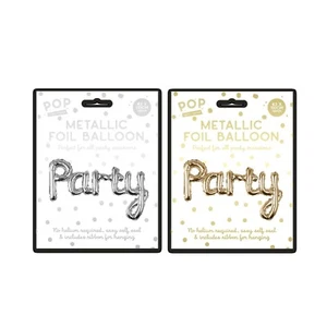 Metallic Foil Party Balloon Celebration Birthday Event Gold Silver No Helium - Picture 1 of 3