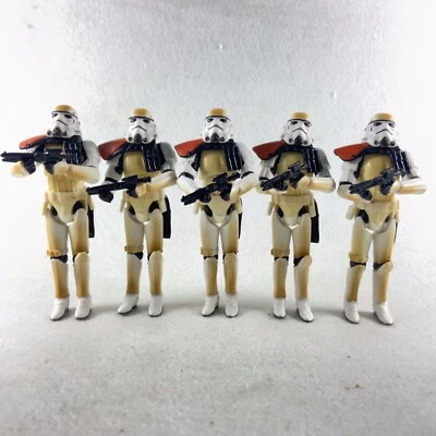 Juguete 5 piezas Star Wars ROTS Evolutions Tatooine Imperial SANDTROOPER OFFICIAL 3,75" Foto 1 de 4