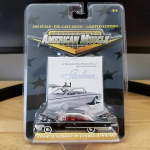 Ertl American Muscle 1960 Ford Starliner Diecast 1:64 Black - Picture 1 of 9