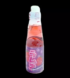 Japanese Ramune Marble Soda Raspberry Flavor 6.6oz - Picture 1 of 1