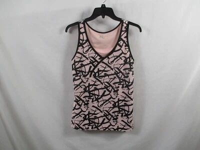 Camisa sin mangas deportiva Xersion para mujer rosa mediana negra cuello en V sin mangas poliéster Foto 1 de 4