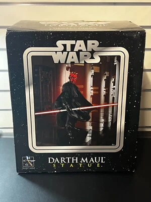 Estatua de Darth Maul Gentle Giant Star Wars Episodio 1 LE 1878/3000 ¡con certificado de autenticidad sellado! Foto 1 de 4