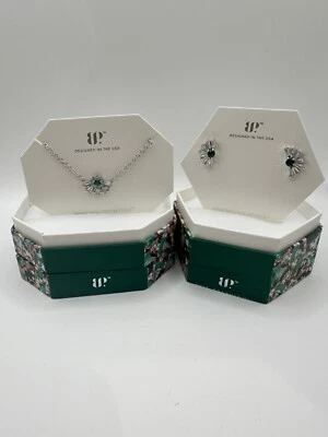 Collar Bomb Party RBP7517 'She's Timeless' Esmeralda/Hematita Pendientes Collar Foto 1 de 2