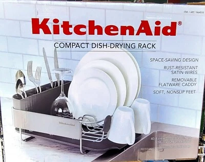 BRAND NEW KitchenAid Stainless Steel Dish Rack Price DROPPED FROM $60 to $30 - Image 1 of 4