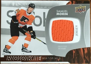 2017-18 Upper Deck Rookie Materials Samuel Morin RM-SM Philadelphia Flyers - Picture 1 of 2