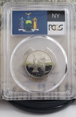 2001-S State Quarter - New York - PCGS PR70DCAM - Top Grade Coin! 3654 - Image 1 of 4
