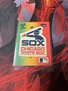 1983 Fleer Sticker STICKERS Chicago White Sox Baseball Logo card - Picture 1 of 6