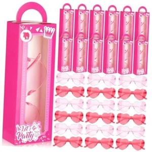 40 Pcs Pink Princess Gift Boxes Set bulk 20 Pink Girls Party Favor Boxes Pink - Picture 1 of 7