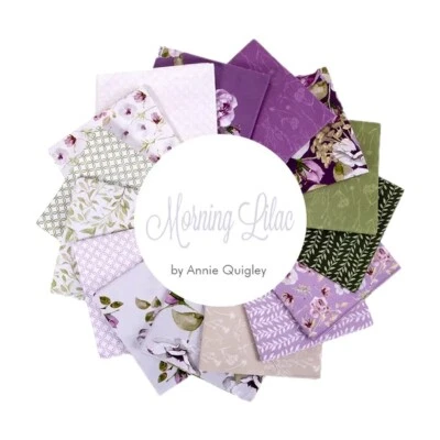 Camelot 10” Squares - MORNING LILAC - 100% cotton for patchwork quilting - Image 1 of 4